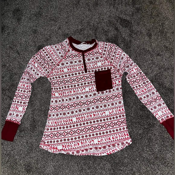 La Vie En Rose Christmas Pajama Set - Picture 1 of 4